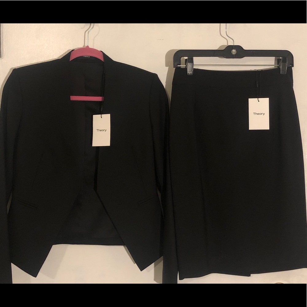 Theory Lanai Blazer & Skirt Set (New With Tags)
